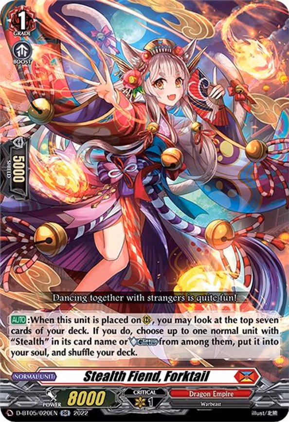 Stealth Fiend, Forktail - RR (D-BT05/020EN)