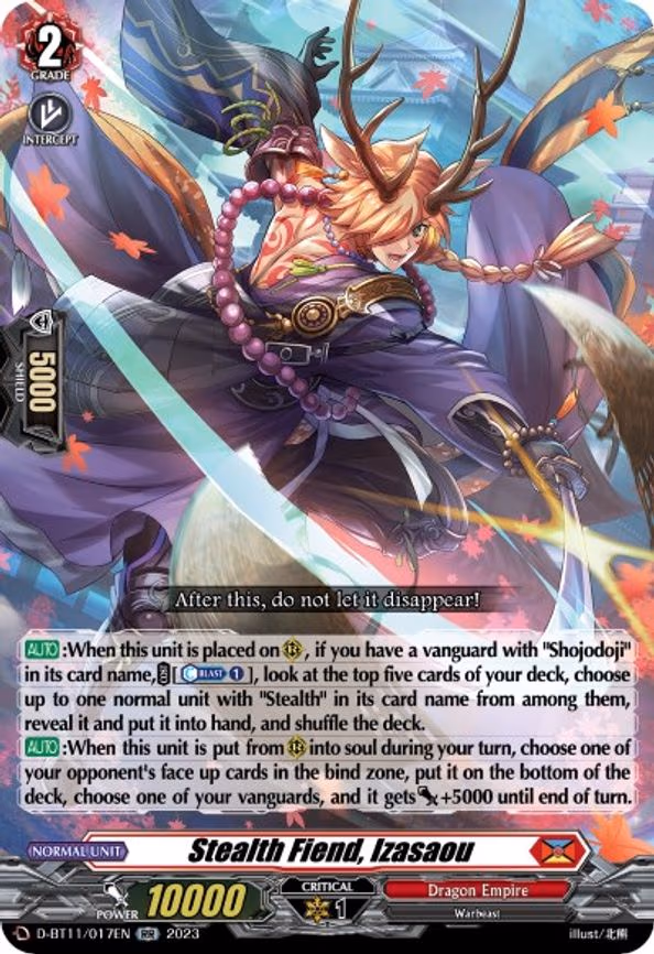 Stealth Fiend, Izasaou - RR (D-BT11/017EN)