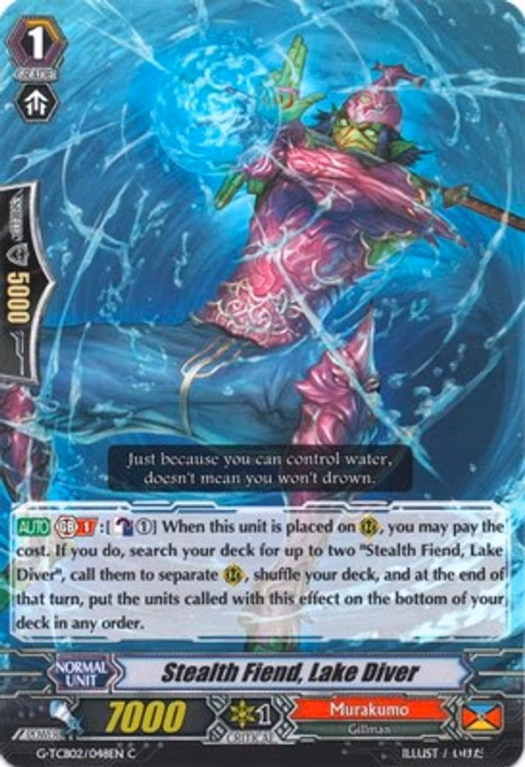 Stealth Fiend, Lake Diver - C (G-TCB02/048EN)