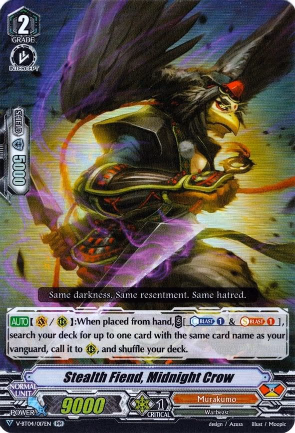 Stealth Fiend, Midnight Crow - RR (V-BT04/017EN)
