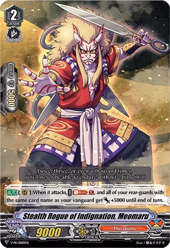 Stealth Rogue of Indignation, Meomaru - PR (V-PR/0100EN)
