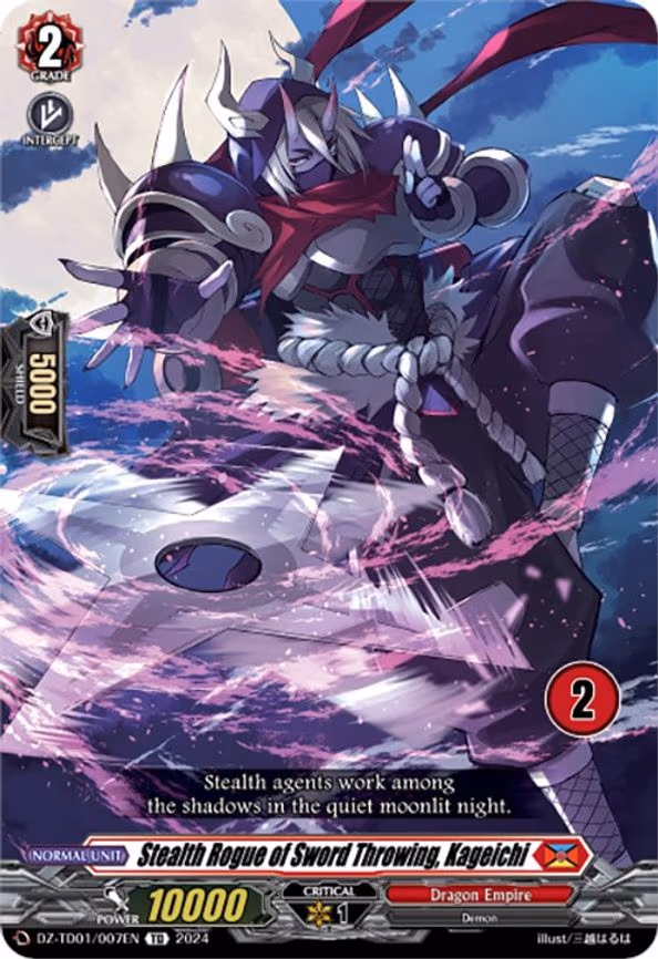 Stealth Rogue of Sword Throwing, Kageichi - TD (DZ-TD01/007EN)