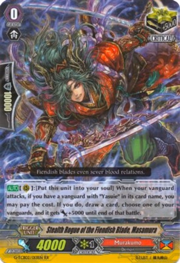 Stealth Rogue of the Fiendish Blade, Masamura - RR (G-TCB02/013EN)