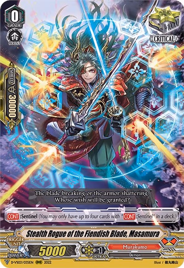Stealth Rogue of the Fiendish Blade, Masamura - RRR (D-VS03/035EN)