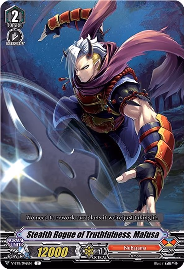 Stealth Rogue of Truthfulness, Mafusa - C (V-BT11/048EN)