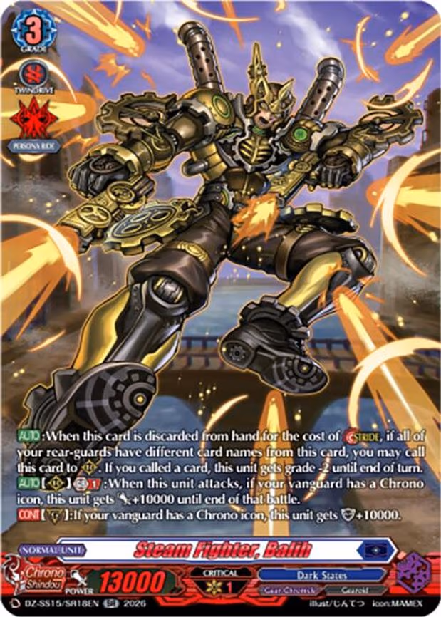 Steam Fighter, Balih