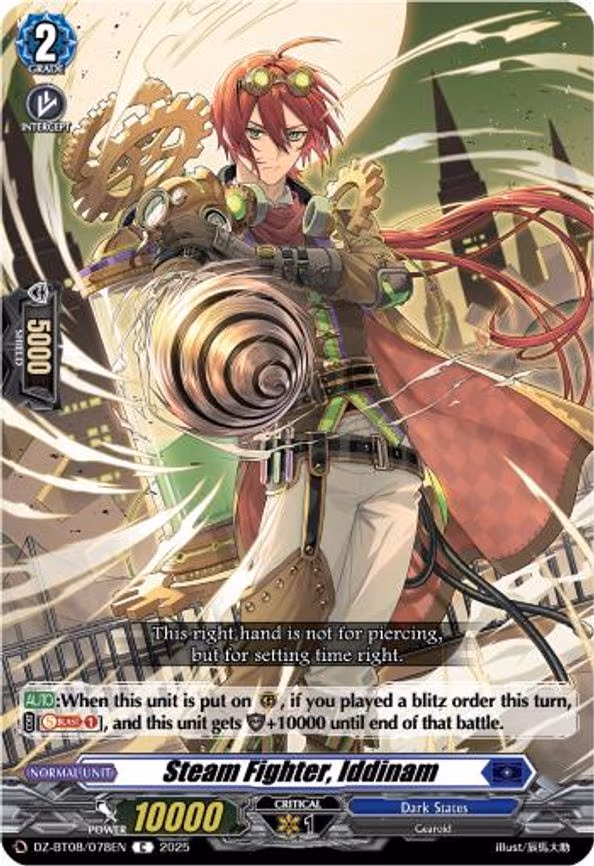 Steam Fighter, Iddinam - C (DZ-BT08/078EN)
