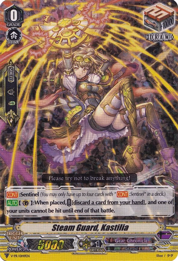 Steam Guard, Kastilia