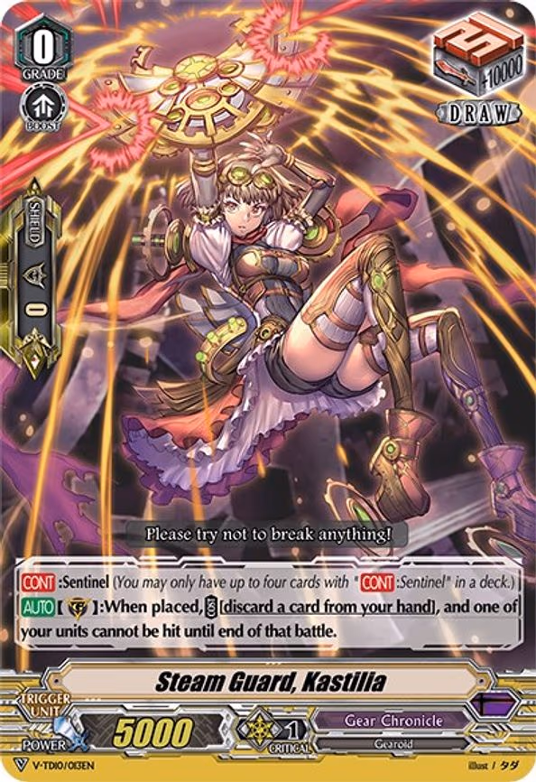 Steam Guard, Kastilia