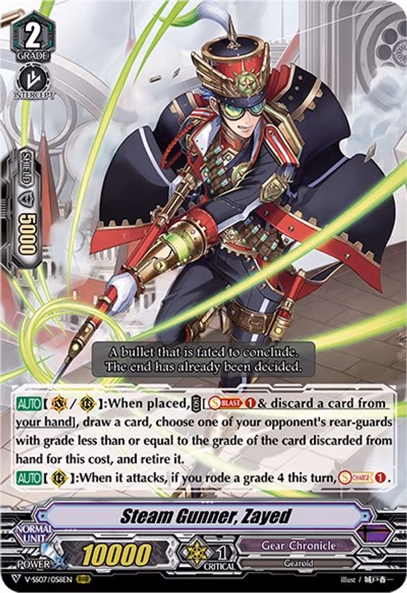 Steam Gunner, Zayed - RRR (V-SS07/058EN)
