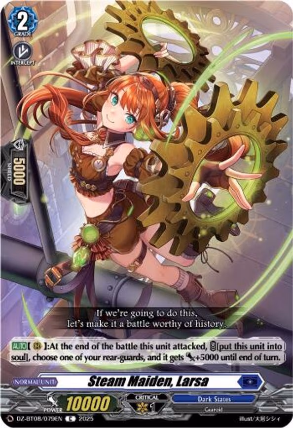 Steam Maiden, Larsa - C (DZ-BT08/079EN)