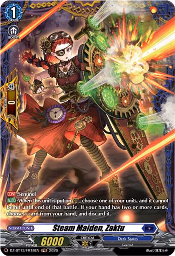 Steam Maiden, Zaktu - Frame Rare (DZ-BT13/FR18EN)