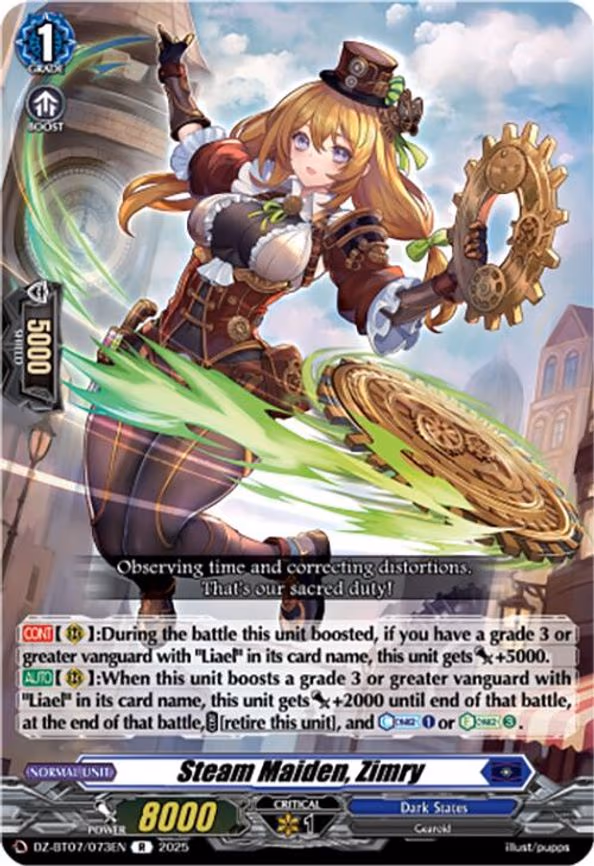 Steam Maiden, Zimry - R (DZ-BT07/073EN)