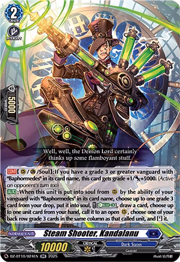 Steam Shooter, Kandalanu - RR (DZ-BT10/024EN)