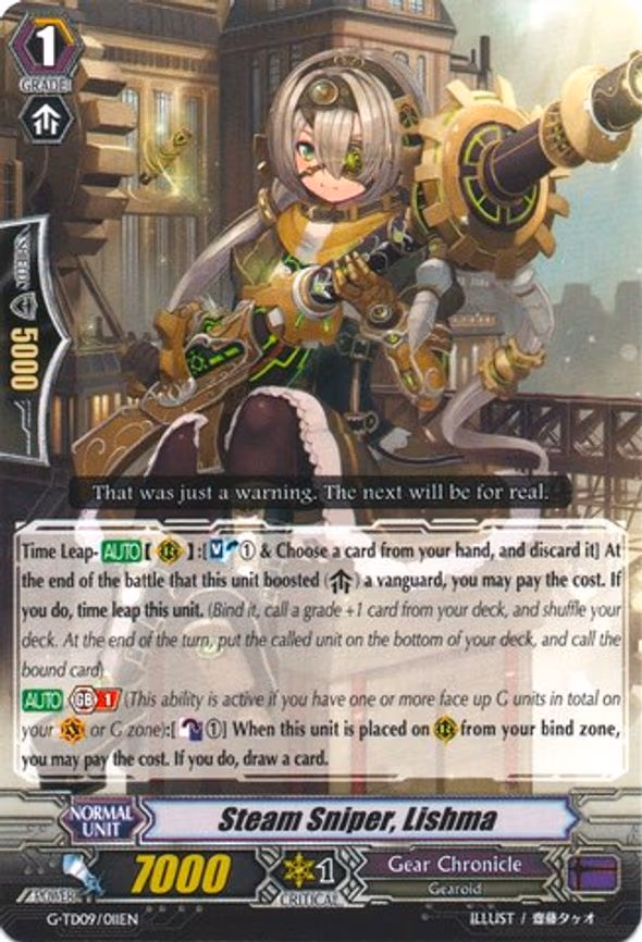 Steam Sniper, Lishma - TD (G-TD09/011EN)