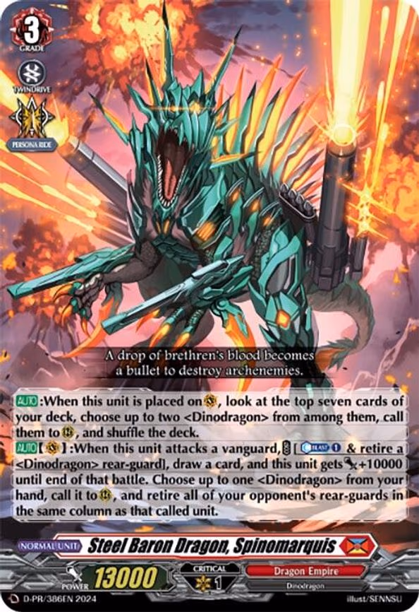 Steel Baron Dragon, Spinomarquis - PR (D-PR/386EN)
