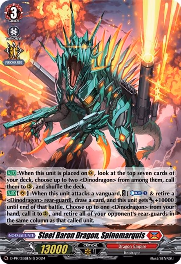 Steel Baron Dragon, Spinomarquis - PR (D-PR/386EN-S)