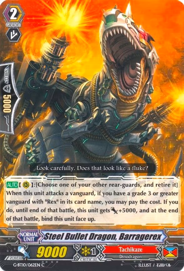 Steel Bullet Dragon, Barragerex - C (G-BT10/062EN)