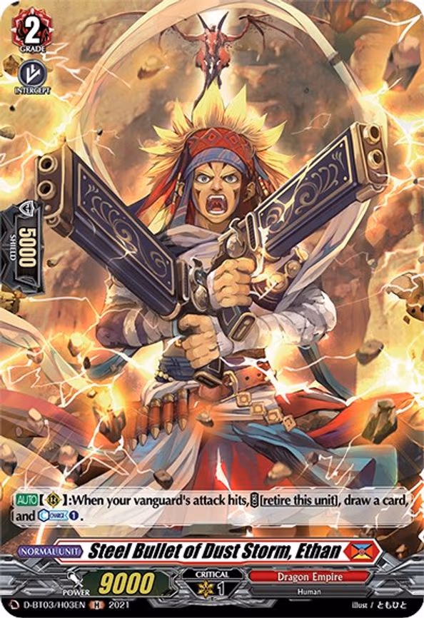 Steel Bullet of Dust Storm, Ethan (Holo) - H (D-BT03/H03EN)