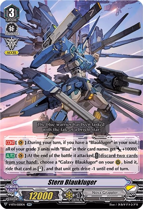 Stern Blaukluger - RR (V-BT11/020EN)