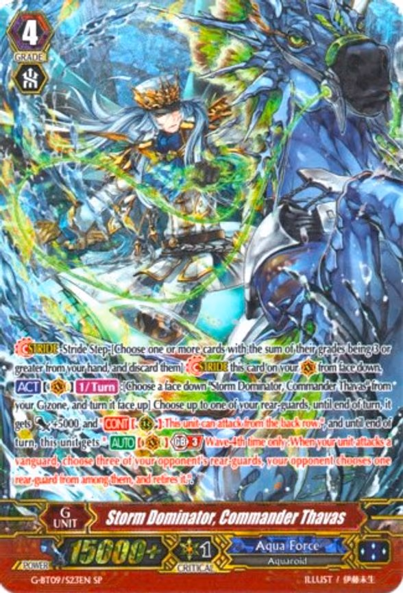 Storm Dominator, Commander Thavas - SP (G-BT09/S23EN)