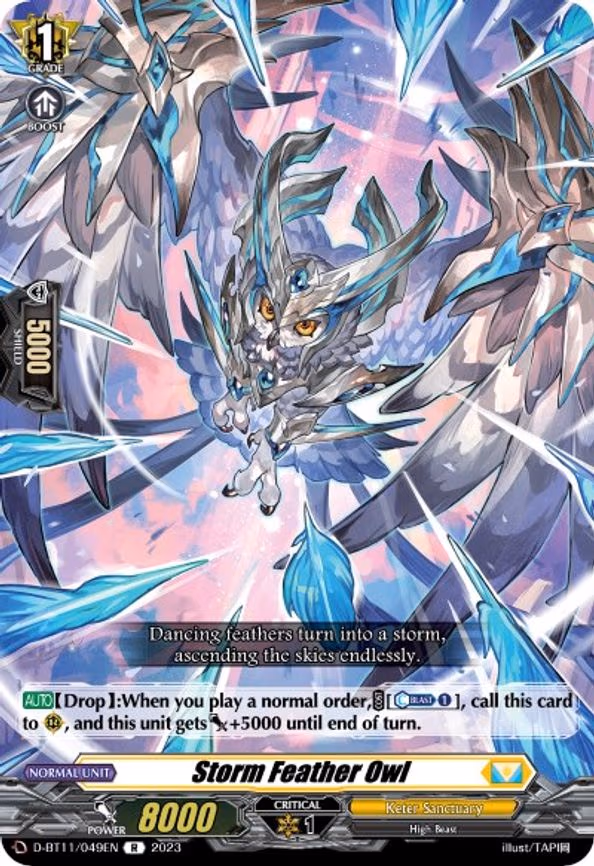 Storm Feather Owl - R (D-BT11/049EN)