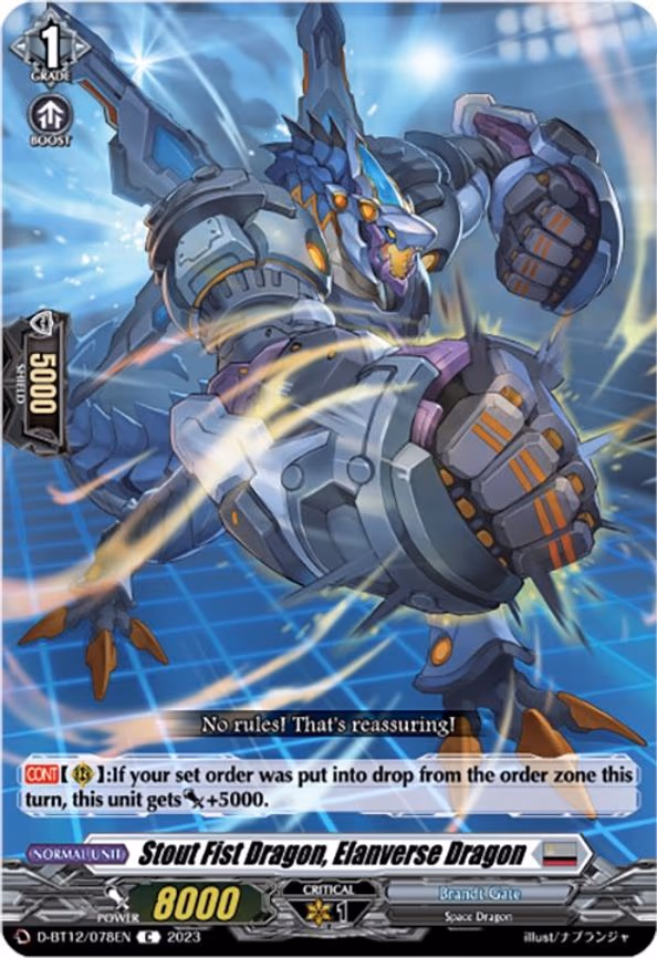 Stout Fist Dragon, Elanverse Dragon - C (D-BT12/078EN)