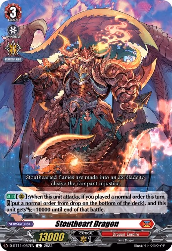 Stoutheart Dragon - C (D-BT11/057EN)