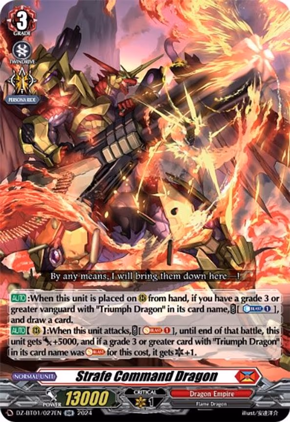 Strafe Command Dragon - RR (DZ-BT01/027EN)