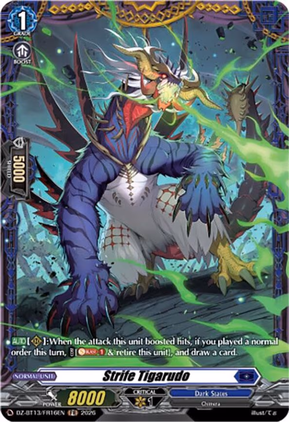 Strife Tigarudo - Frame Rare (DZ-BT13/FR16EN)