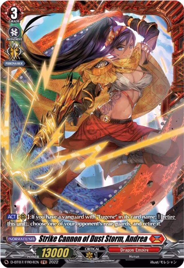 Strike Cannon of Dust Storm, Andrea - FR (D-BT07/FR04EN)