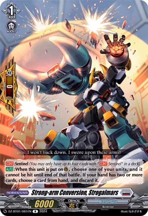 Strong-arm Conversion, Strogalmars - R (DZ-BT01/061EN)