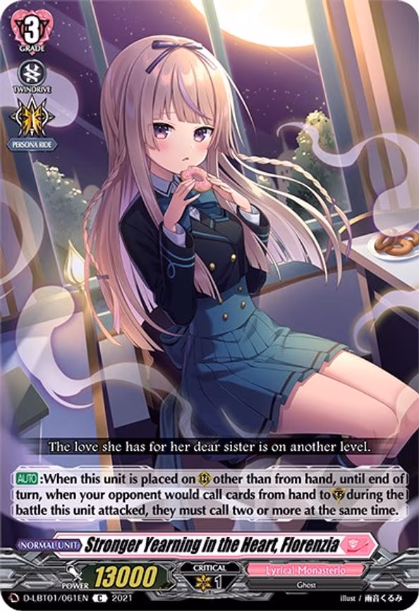 Stronger Yearning in the Heart, Florenzia - C (D-LBT01/061EN)