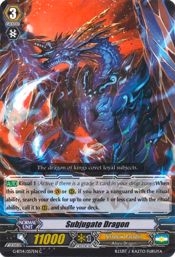 Subjugate Dragon - C (G-BT14/057EN)
