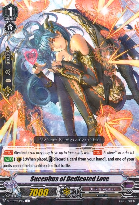Succubus of Dedicated Love - R (V-BT02/036EN)