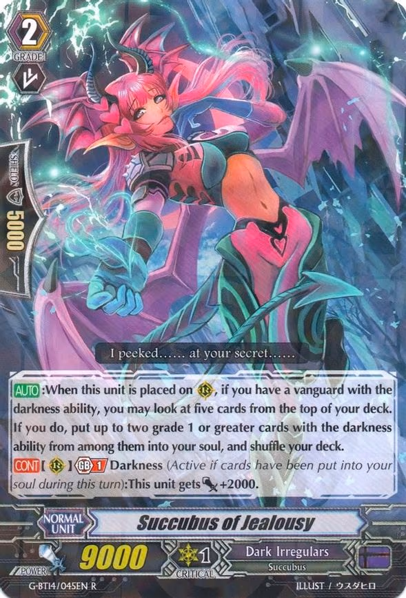 Succubus of Jealousy - R (G-BT14/045EN)