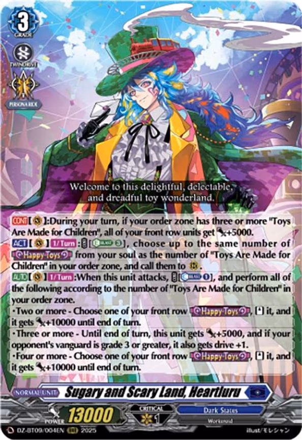 Sugary and Scary Land, Heartluru - RRR (DZ-BT09/004EN)
