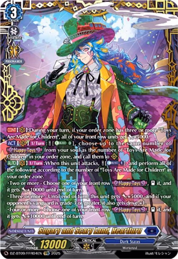 Sugary and Scary Land, Heartluru - Double Frame Rare (DZ-BT09/FFR04EN)