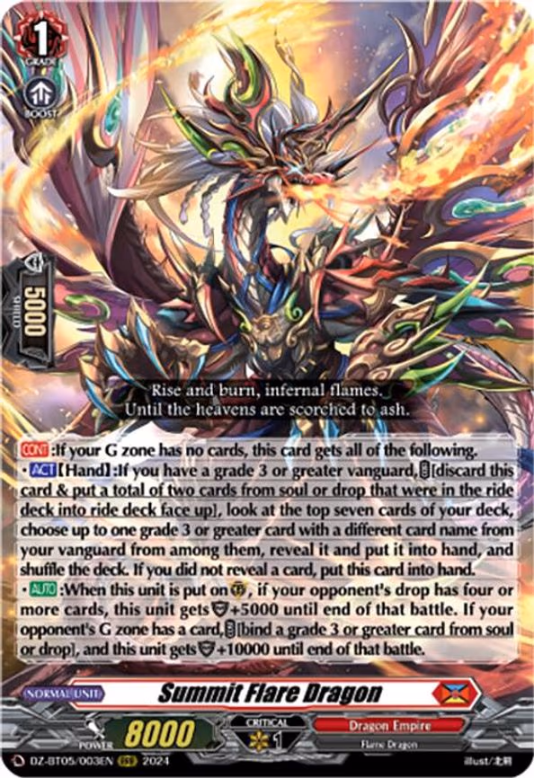 Summit Flare Dragon - RRR (DZ-BT05/003EN)