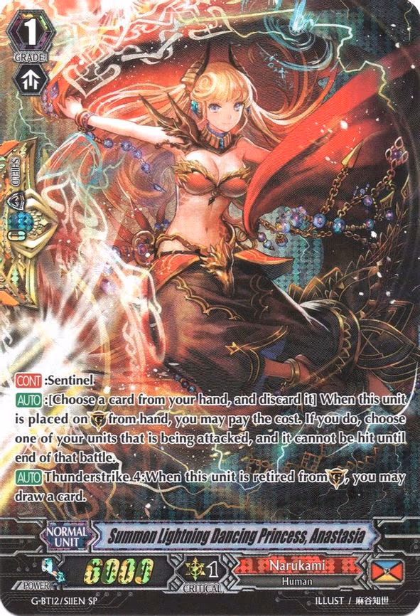 Summon Lightning Dancing Princess, Anastasia - SP (G-BT12/S11EN)