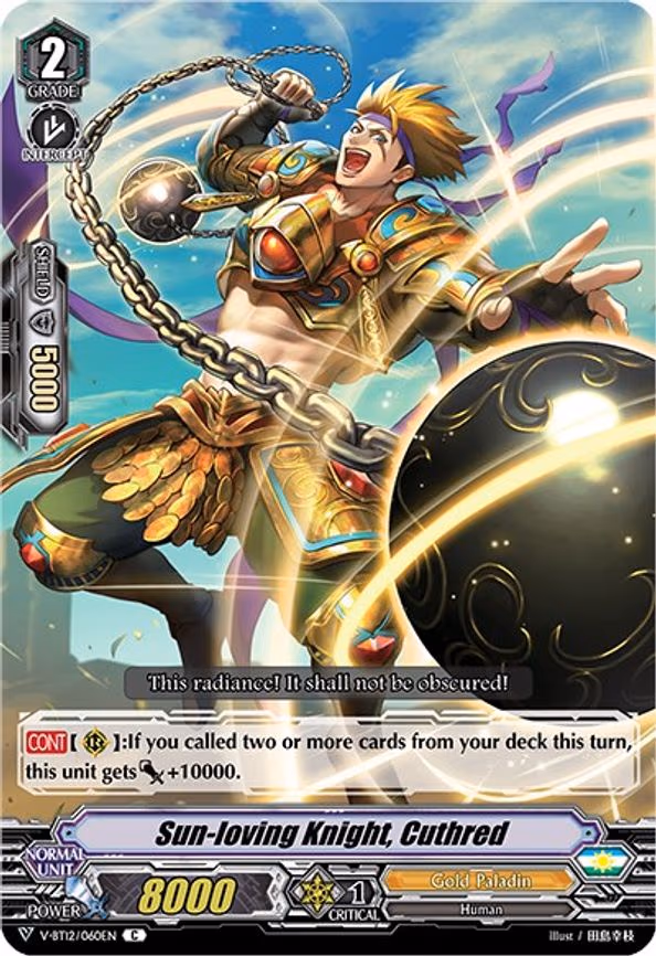 Sun-loving Knight, Cuthred - C (V-BT12/060EN)