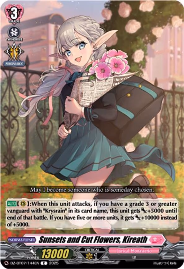 Sunsets and Cut Flowers, Kireath - C (DZ-BT07/144EN)