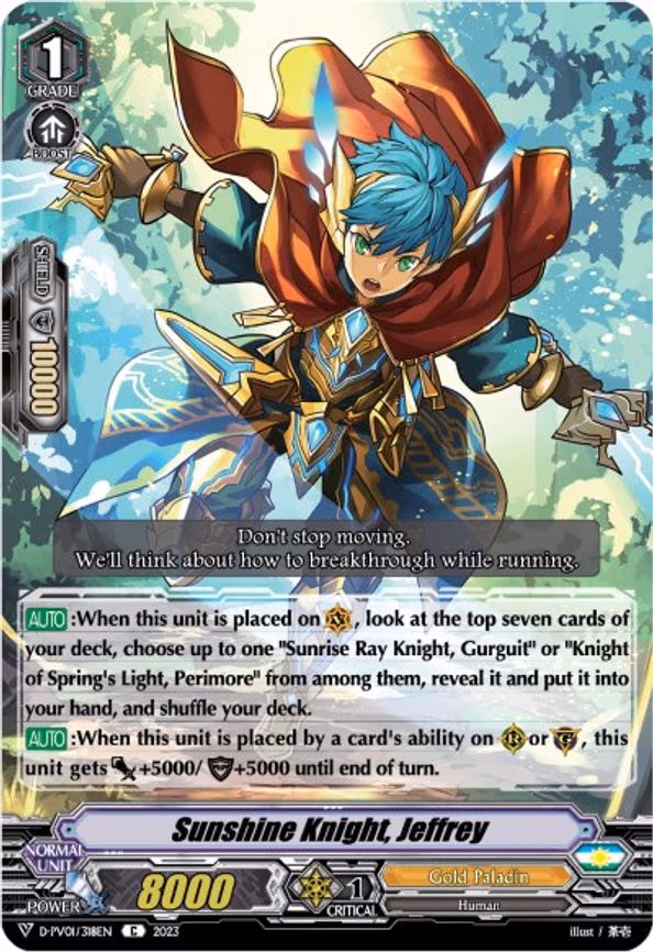 Sunshine Knight, Jeffrey - C (D-PV01/318EN)