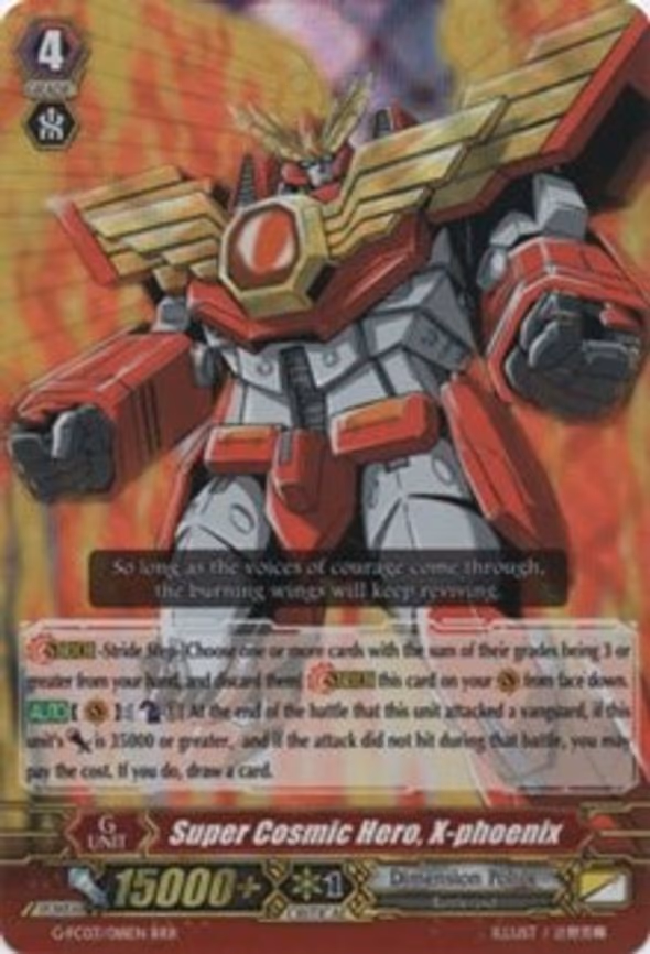 Super Cosmic Hero, X-phoenix - RRR (G-FC03/018EN)