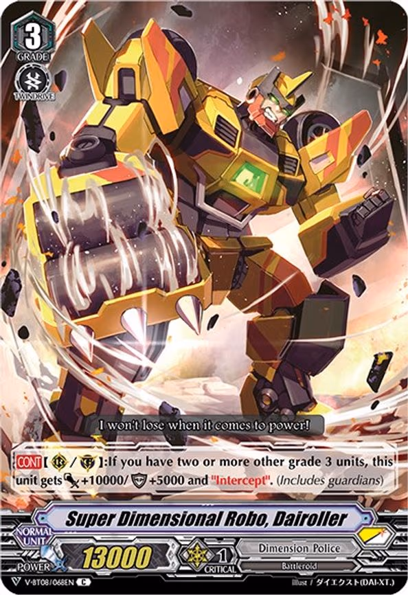 Super Dimensional Robo, Dairoller - C (V-BT08/068EN C)