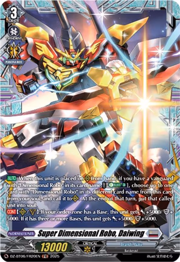 Super Dimensional Robo, Daiwing - FR (DZ-BT06/FR20EN)