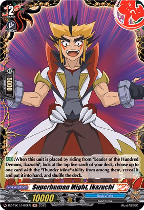 Superhuman Might, Ikazuchi - H (DZ-TB01/H80EN)