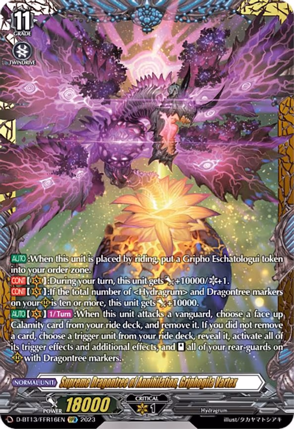 Supreme Dragontree of Annihilation, Griphogila Vartex - FFR (D-BT13/FRR16EN)