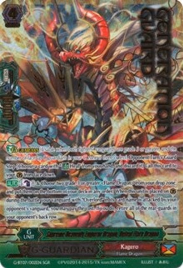 Supreme Heavenly Emperor Dragon, Defeat Flare Dragon - SGR (G-BT07/002EN)