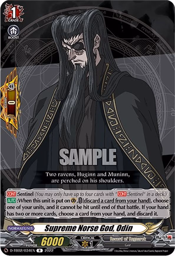 Supreme Norse God, Odin - R (D-TB02/034EN)